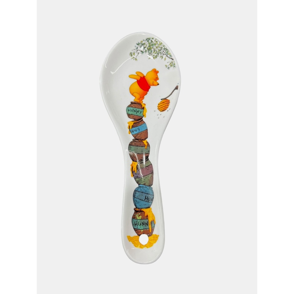 Disney Winnie the Pooh Ceramic Spoon Rest Honey Pots Tree Design Dishwasher Safe